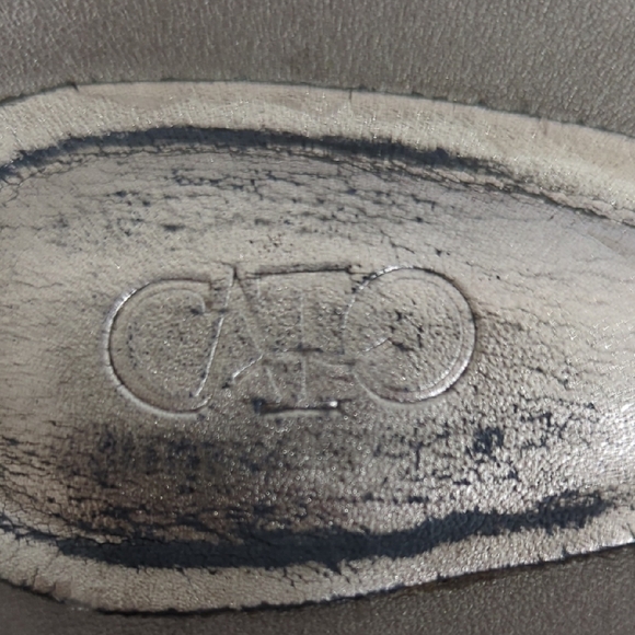 Cato Embellished Brown Sandals Women's Beaded Casual Seashell Flat - Picture 2 of 9